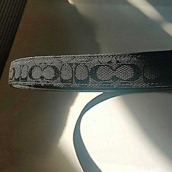 Coach reversible canvas and leather belt - Picture 6 of 11